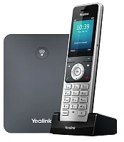 Телефон YEALINK DECT-трубка Yealink W76P DECT (база W70B+трубка W56H) до 10 SIP-аккаунтов, до 10 трубок на базу, до 20 одноврем. Вызовов (W76P#TRL)