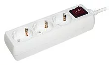Сетевой удлинитель IEK У03К 3м (3 розетки) белый (пакет ПЭ) (WYP10-16-03-03-ZK-N) Сетевой удлинитель IEK У03К 3м (3 розетки) белый (пакет ПЭ) (WYP10-16-03-03-ZK-N)