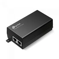 TL-PoE160S Гигабитный инжектор PoE, поддержка стандарта 802.3af/ at, 2 гигабитных порта Ethernet, 1 выходной порт PoE, настенная/ настольная установка, Plug andPlay.(073084)