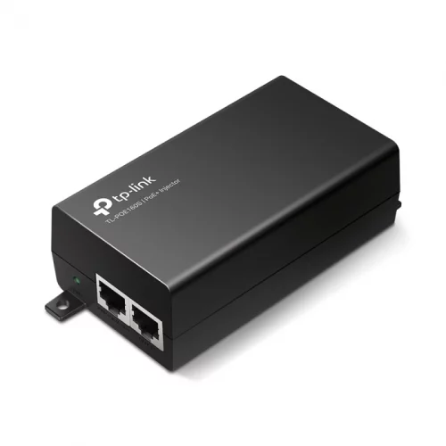 TL-PoE160S Гигабитный инжектор PoE, поддержка стандарта 802.3af/ at, 2 гигабитных порта Ethernet, 1 выходной порт PoE, настенная/ настольная установка, Plug andPlay.(073084)