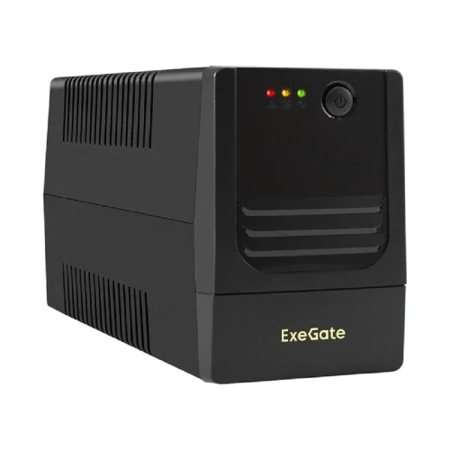 Exegate EX299487RUS ИБП ExeGate Power NB-850.LED.AVR.4C13.USB (850VA/510W, LED, AVR, 4*C13, USB, батарея 12V 9Ah, Black)