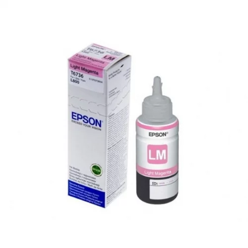 Картридж струйный Epson C13T67364A, светло-пурпурный, 1800 стр., для Epson L800