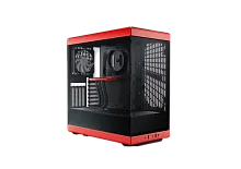 Корпус без блока питания/ Case HYTE Y40, Midi-Tower, TG, no fans, 2xUSB-A 3.2, 1xUSB Type-C, ATX, mATX, mITX Black Cherry (CS-HYTE-Y40-BR)