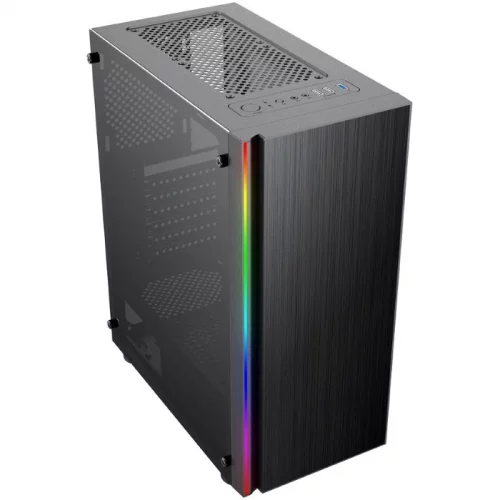 Корпус без БП Formula CL-3302B RGB, ATX, 2x2.5