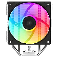 Кулер для процессора/ CPU Cooler SAMA A40L (240W, 4-pin PWM, 152mm, 4x6mm, ARGB, 1x120mm, 78CFM, 29dBA, 2200RPM, S: 1851/ 1700/ 1200/ 115X, AM5/ AM4, silver) (A40-XXWAYXOX-G)