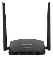Роутер беспроводной Digma DWR-N301 N300 10/ 100BASE-TX черный (упак.:1шт)