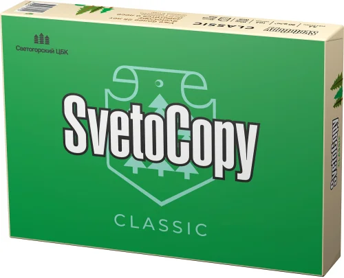 Бумага Svetocopy Classic C A4 марка C/ 80г/ м2/ белый/ 500л. CIE146% матовое/ матовое общего назначения(офисная) (817671) (817671#MLN)