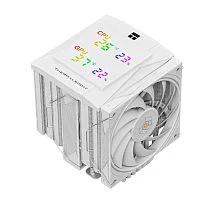 Thermalright Кулер Royal Knight 120 Digital White LGA115X/1200/1700/1851/2011/2066/ AM4/AM5 (2x120mm PWM Fan, медное основание, 6 тепл. трубок 6мм) / TRRK120DW