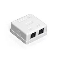 Exegate EX292843RUS Розетка внешняя двойная ExeGate SM2-RJ45-C5 RJ-45 кат.5/ 5E UTP Krone/ 110