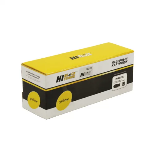 Тонер-картридж Hi-Black HB-106R02762, желтый, 1000 страниц, для Xerox Phaser 6020/ 6022/ WC 6025/ 6027 (989999231)