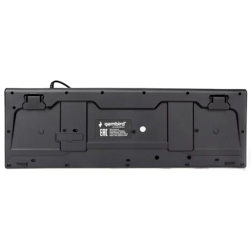 Клавиатура Gembird KB-8354U-BL { USB, черный, 104 клавиши, кабель 1,45м } фото 3