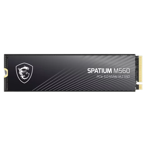 Твердотельный накопитель SSD MSI M.2 2280 1TB SPATIUM M560 Client SSD S78-440L0F0-P83, PCIe Gen5x4 with NVMe