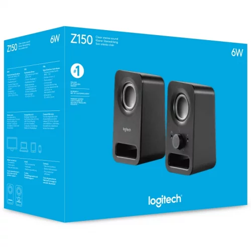 Колонки/ Logitech Z150 Speakers Midnight Black (980-000814) фото 3
