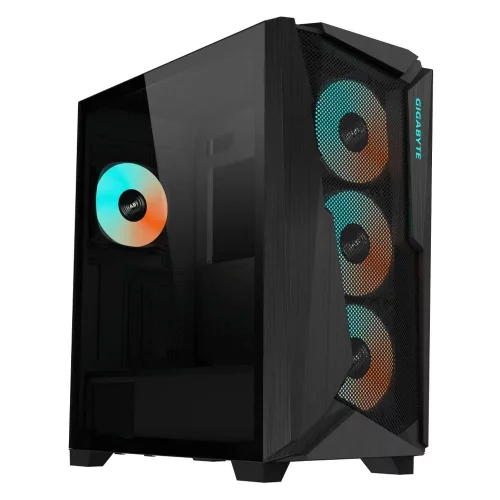Корпус Gigabyte C301 Glass MidTower, ATX, USB-C x1, USB3.0 x2, Audio I/ O, GPU:400mm, Black, TG (GB-C301G)
