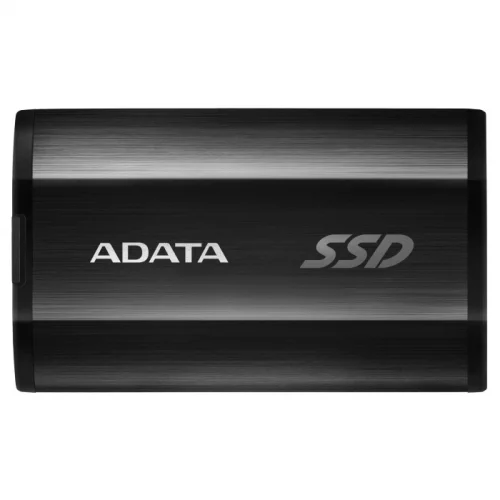 Внешний твердотельный накопитель SSD 512GB A-DATA SE800, External, USB3.2 Type-C, R/ W -1000/ 1000 MB/ s, 3D-NAND (ASE800-512GU32G2-CBK)