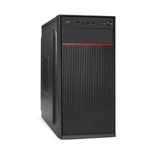 Exegate EX299204RUS Корпус Minitower ExeGate BAA-113U-UNS450 (mATX, БП UNS450 с вент. 12см, 2*USB+1*USB3.0, аудио, черный)