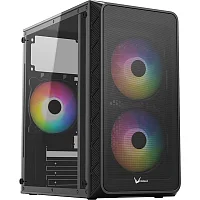 корпус Formula V Line Air Mesh G4 Black, MATX, USB3.0*1 , USB2.0*1, REAR 1x120mm