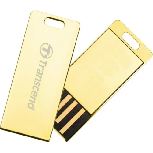 Флеш накопитель 8GB Transcend T3G JetFlash, USB 2.0, Золотистый (TS8GJFT3G) фото 2