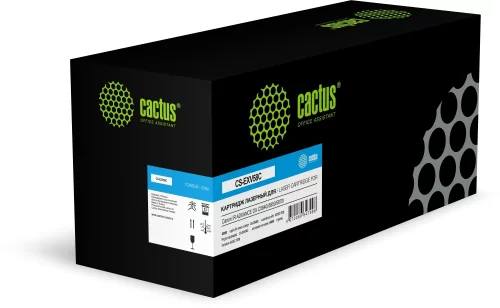 Картридж лазерный Cactus CS-EXV58C голубой (60000стр.) для Canon IR ADVANCE DX C5840i/5850/5870I с чипом