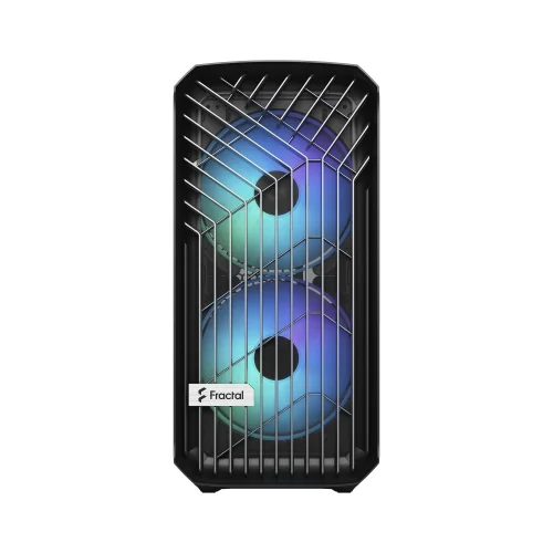 Корпус ПК без блока питания/ Case Fractal Design Torrent Compact RGB TG Light Tint, Midi-Tower, 2x180mm RGB, 2xUSB-A 3.2 + 1xUSB 3.2 Type-C E-ATX, SSI-CEB, ATX, mATX, mITX Black (FD-C-TOR1C-02) фото 9