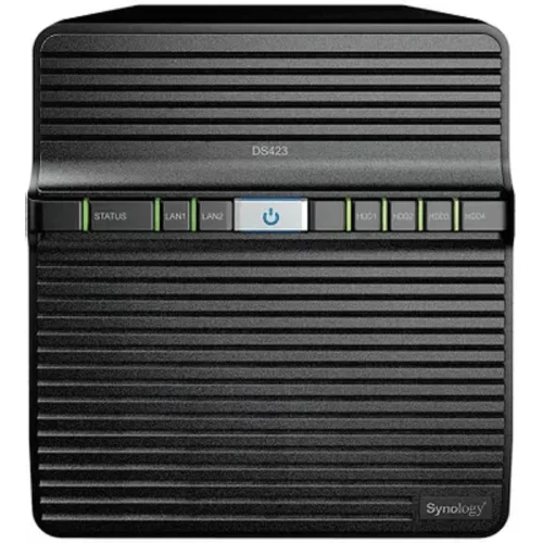 Synology QC1,1GhzCPU/ 2GB/ RAID0,1,10,5,6/ up to 4HDDs SATA(3,5' or 2,5')/ 2xUSB3.2/ 2GigEth/ iSCSI/ 2xIPcam(up to 30)/ 1xPS/ 2YW repl DS418 (DS423)