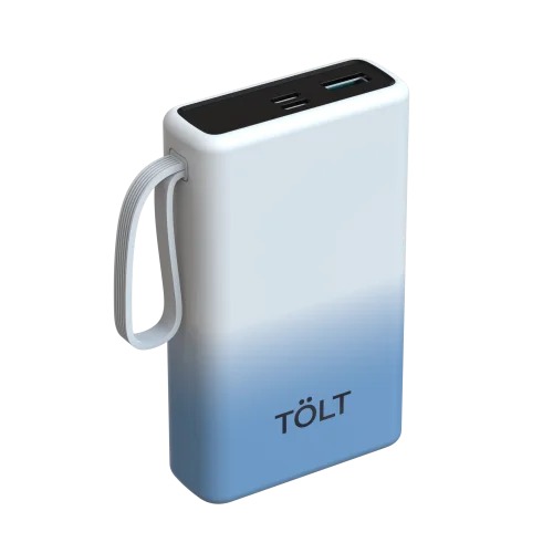 Портативный аккумулятор TOLT Lit LT-LN10Y, 10000mAh, 22,5W, fast charging and PD, gradient/ Powerbank TOLT Lit LT-LN10Y, 10000mAh, 22,5W, fast charging and PD, gradient