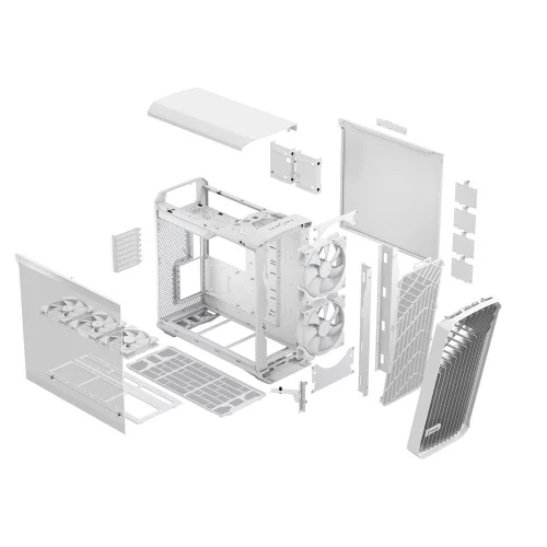 Корпус ПК без блока питания/ Case Fractal Design Torrent RGB TG Clear Tint, Full-Tower, 2x180mm + 3x140mm RGB, 2xUSB-A 3.2 + 1xUSB 3.2 Type-C E-ATX, SSI-CEB, SSI-EEB, ATX, mATX, mITX White (FD-C-TOR1A-07) фото 22