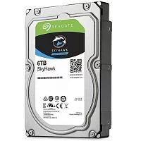 Жесткий диск/ HDD Seagate SATA3 6Tb Video 24x7 SkyHawk 256Mb 1 year warranty (ST6000VX001)