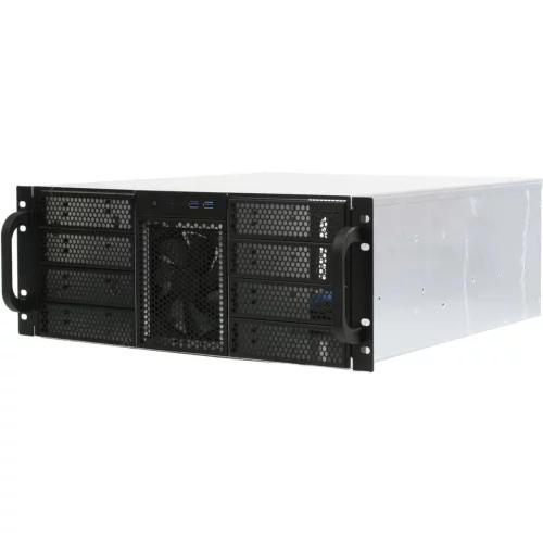 Procase Корпус 4U server case,8x5.25+5HDD,черный,без блока питания,глубина 550мм,MB EATX 12