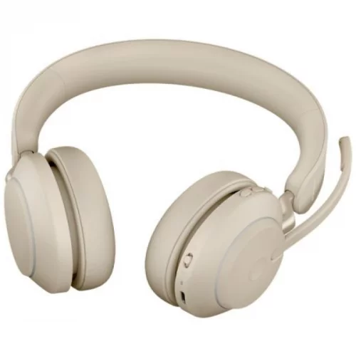 Гарнитура Jabra Evolve2 65,Wireless Link380c MS Stereo Stand Beige (26599-999-888) фото 3
