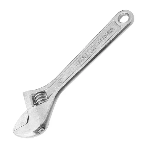 Разводной DL006A 150мм, диапазон регулировки 0-22мм, инструментальная сталь, хромированная отделка