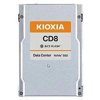 *Твердотельный накопитель KIOXIA Enterprise, CD8-R 2.5", 3840GB SSD, U.3 15mm, NVMe 1.4/ PCIe 4.0 1x4, R7200/ W3800MB/ s, IOPS(R4K) 1250K/ 195K, MTTF 2,5M, 1DWPD/ 5Y (Read Intensive), 112-layer 3D-TLC (BiCS Flash™) (KCD81RUG3T84)