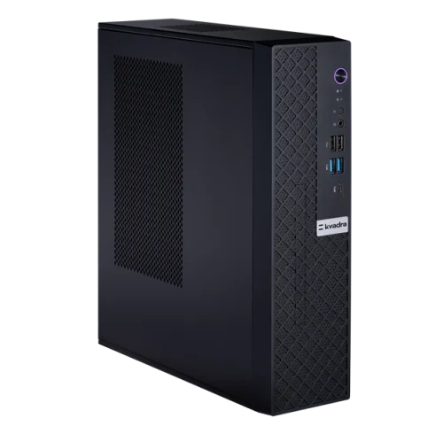 Компьютер KVADRA TAU SFF, Core i5-13400, 16GB DDR4 3200 (1x16GB), SSD 512Gb, Intel Internal Graphics,WiFi/ BT, noDVD, no keyboard & no mouse, Black, 450W, noOS, 1Y Wty, МПТ (Y2SYSCAS113R_086BD5)