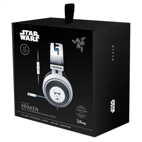 Гарнитура игровая Razer Kraken Stormtrooper Edition (RZ04-02830600-R3M1) фото 3