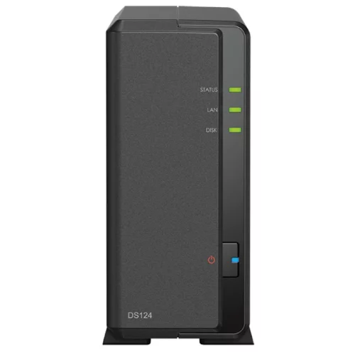 *Система хранения данных Synology DS124 настольное исполнение 1BAY NO HDD