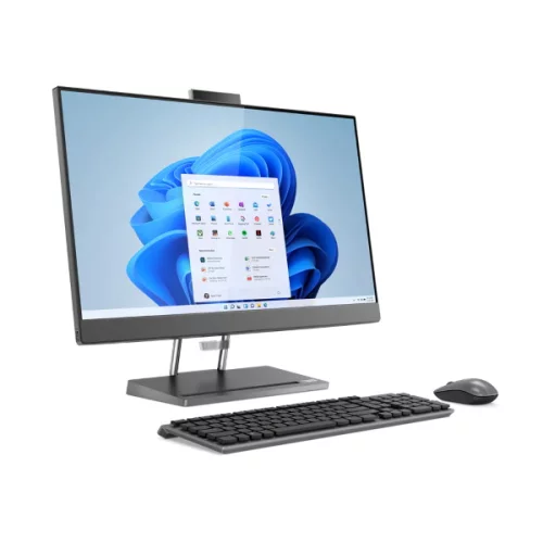 Моноблок Lenovo IdeaCentre AIO 5 27IAH7 (F0GQ0092RK) Моноблок Lenovo IdeaCentre AIO 5 27IAH7 27 QHD (2560x1440) IPS 350N, i5-13500H, 2x8GB SO-DIMM DDR5 5200, 512GB SSD M.2, , WiFi6, BT, 5.0MP+IR Cam, Wireless KB&Mouse, Win11Pro, Storm Grey, 1Y (F0GQ0092RK) фото 2
