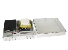 Уличный коммутатор OSNOVO SW-80402-W(port 60W) Уличный PoE коммутатор Gigabit Ethernet на 6 портов. Порты: 4 x GE (10/100/1000Base-T) с PoE (до 60W) + 2 x GE SFP (1000Base-X). Соответствует стандартам PoE IEEE 802.3af/a