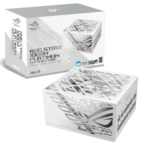Блок питания ПК ASUS ROG-STRIX-1000P-GAMING-WHITE (90YE00W4-B0NA00)