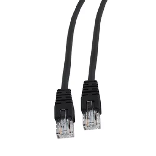 Кабель Cablexpert Патч-корд UTP Cablexpert PP12-0.5M/ BK кат.5e, 0.5м, литой, многожильный (черный) {500} (PP12-0.5M/BK)