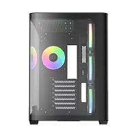корпус Ocypus Iota C70 BK Curve ARGB Digital, ATX, Type-C*1, USB3.0*2, REAR 1x120mm ARGB, MB SIDE 3x120mm ARGB