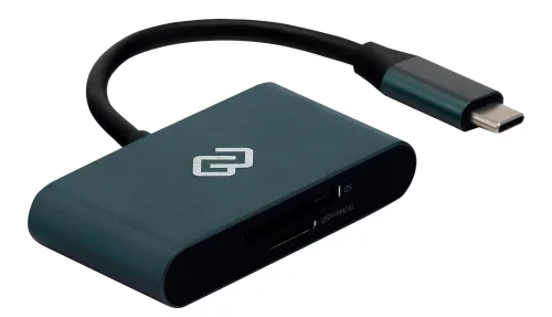 Устройство чтения карт памяти USB Type-C Digma CR-C2501-G серый (CR-С2501-G)