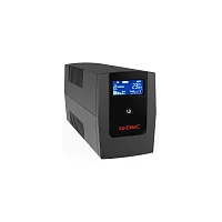Линейно-интерактивный ИБП ДКС серии Info LCD, 1500 ВА/900 Вт, 1/1, 4xIEC C13, USB + RJ45, LCD, 2x8Aч (INFOLCD1500I)