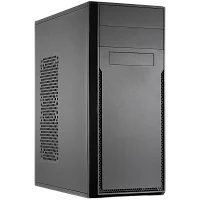 Корпус без блока питания/ Case Foxline FL-302, ATX, 2x5.25EXT, 1x3.5EXT, 4x3.5INT, 2xUSB2.0, HDA, w/o FAN, w/o PSU, NO pwr cord