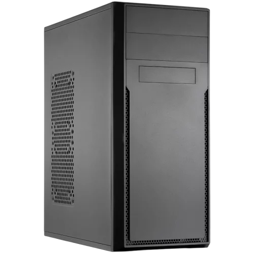 Корпус без блока питания/ Case Foxline FL-302, ATX, 2x5.25EXT, 1x3.5EXT, 4x3.5INT, 2xUSB2.0, HDA, w/o FAN, w/o PSU, NO pwr cord