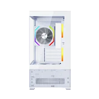 корпус 1STPLAYER CV6 ARGB White / mATX / 3x120mm ARGB & 2x120mm fans / CV6-WH-2FAR-W-2FH7R-W-1FH7-W