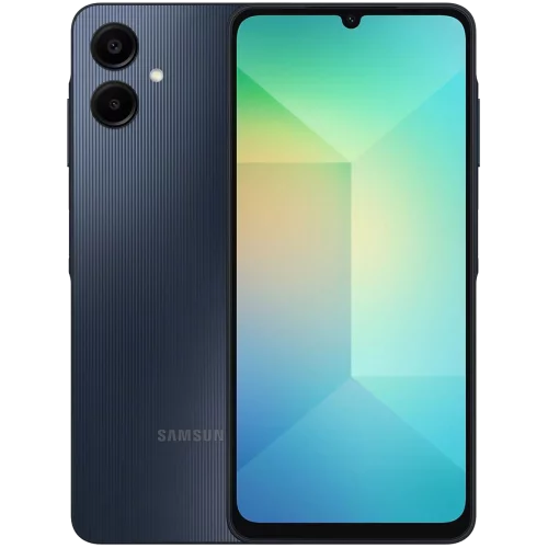 Смартфон Samsung SM-A065F Galaxy A06 128Gb 4Gb черный моноблок 3G 4G 6.7
