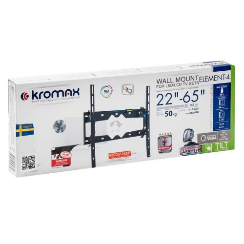 Кронштейн Kromax ELEMENT-4 настенный для LED/LCD TV 22