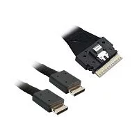 Кабель Luxshare L285SL016-SD-R Slimline SASx8 to 2x OCuLink x4 1M