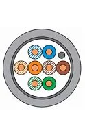 Кабель Caplex Cat5e 4 пары UTP LSZH, белый, коробка 305 м (IZ-C4U5-0301-B305)