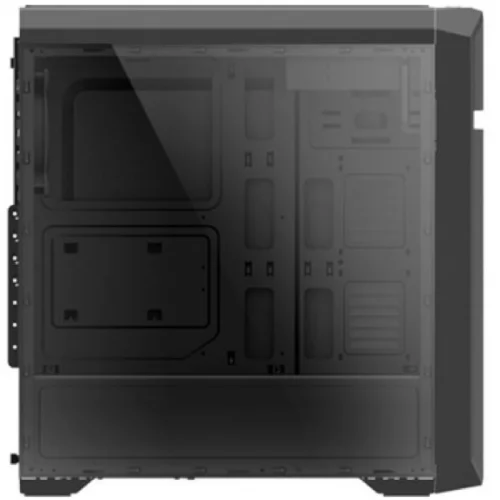 Корпус ZALMAN N5 OF, черный, без БП, ATX,1x5.25